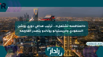 «المنافسة تشتعل».. ترتيب هدافي دوري روشن السعودي وكريستيانو رونالدو يتصدر القائمة